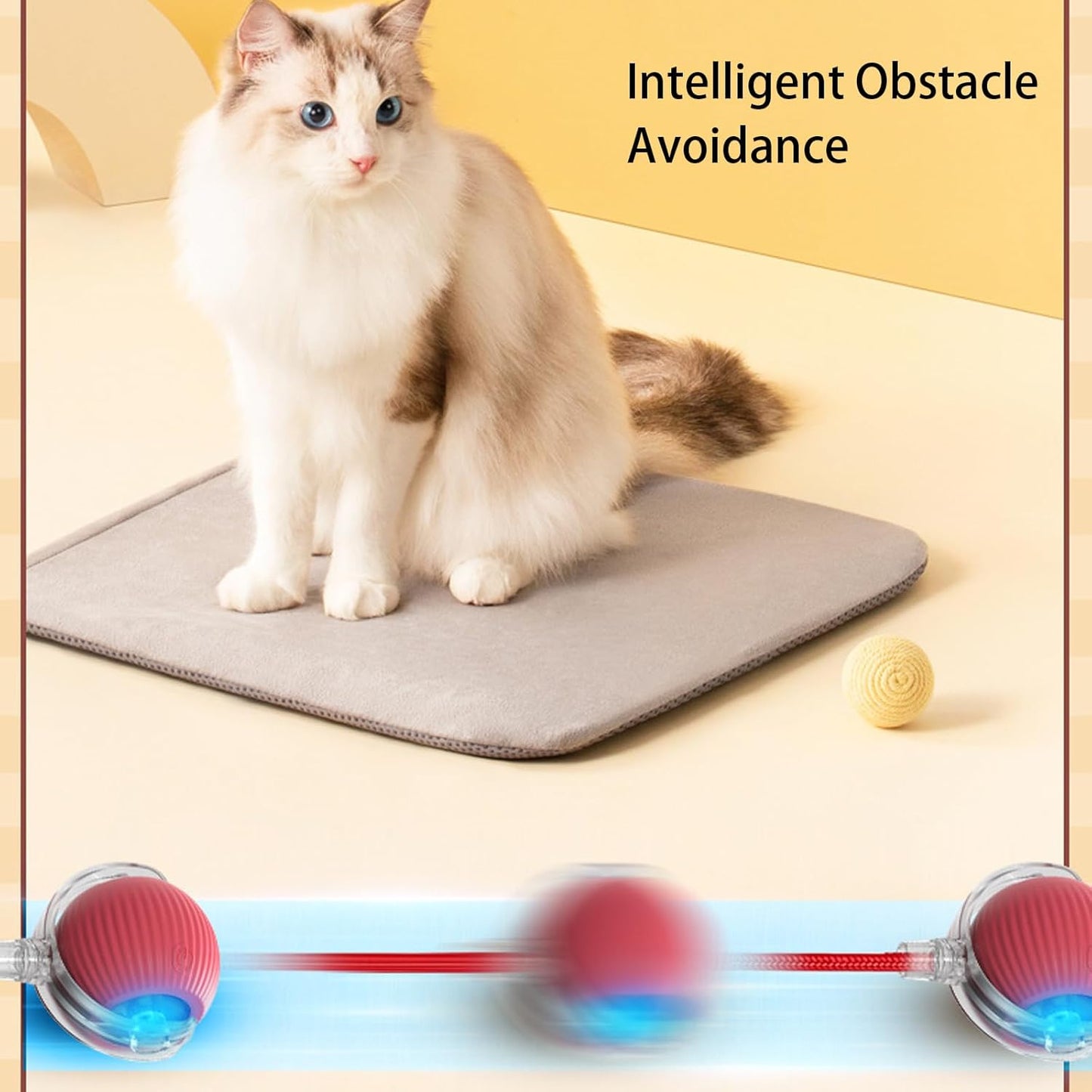 🔥Smart Chase Interactive Pet Ball-Pet Activity Toys&Pet Training Toys🐾