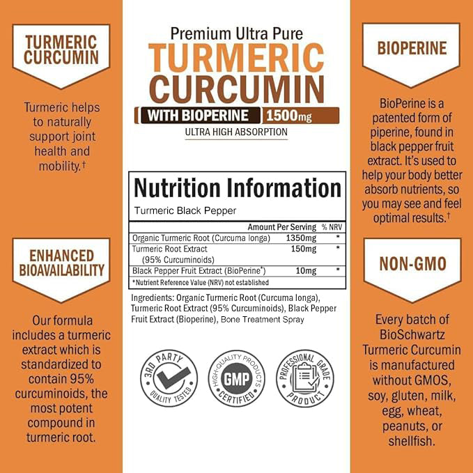 🦵(LAST DAY SALE 80% OFF)🦵Seurico™ Joint & Bone Therapy Turmeric Ginger Treatment Spray