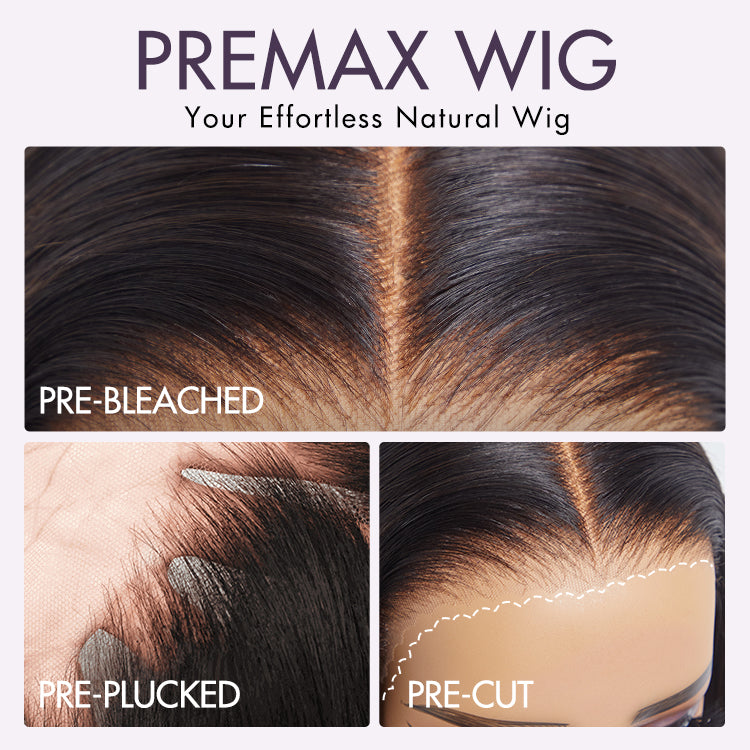 🔥Limited Time Deal | Glueless Lace Front Wig | Pre-Cut Lace | Silky Straight Human Hair | Super Natural Hairline