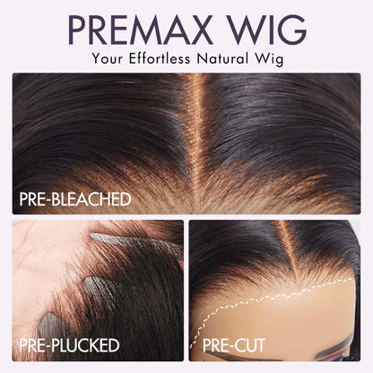 🔥Limited Time Deal | Glueless Lace Front Wig | Pre-Cut Lace | Silky Straight Human Hair | Super Natural Hairline