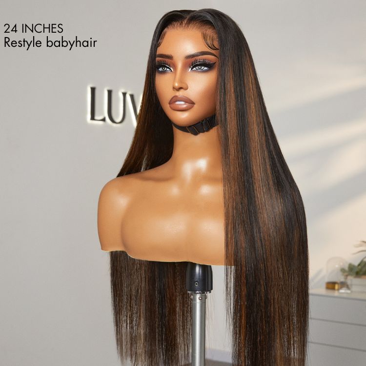 🔥Limited Time Deal | Glueless Lace Front Wig | Pre-Cut Lace | Silky Straight Human Hair | Super Natural Hairline