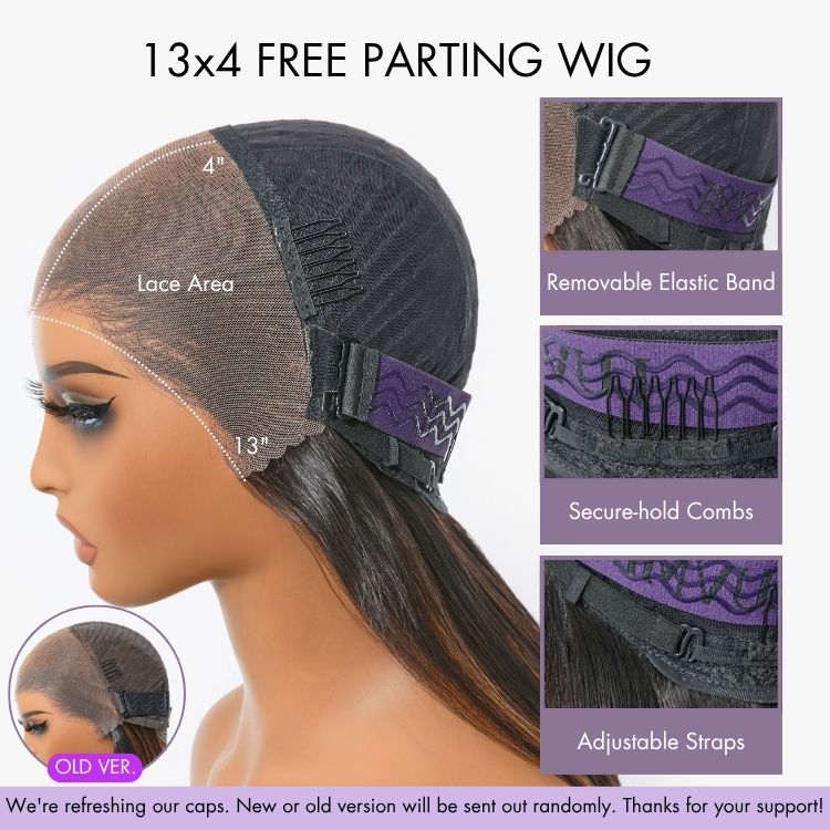 🔥Limited Time Deal | Glueless Lace Front Wig | Pre-Cut Lace | Silky Straight Human Hair | Super Natural Hairline
