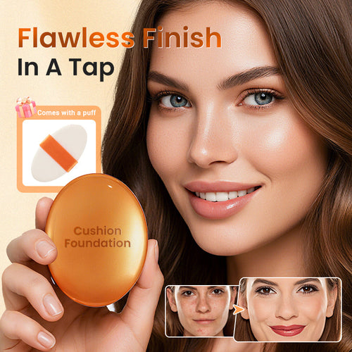 💜LAST DAY: 50% OFF!💜-Flawless AI Filter Cushion Foundation – Your Skin, Only Better (Skincare + Makeup)🔥