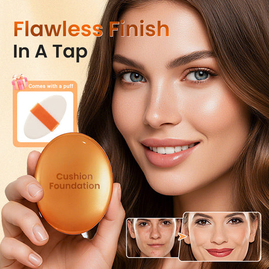 💜LAST DAY: 50% OFF!💜-Flawless AI Filter Cushion Foundation – Your Skin, Only Better (Skincare + Makeup)🔥