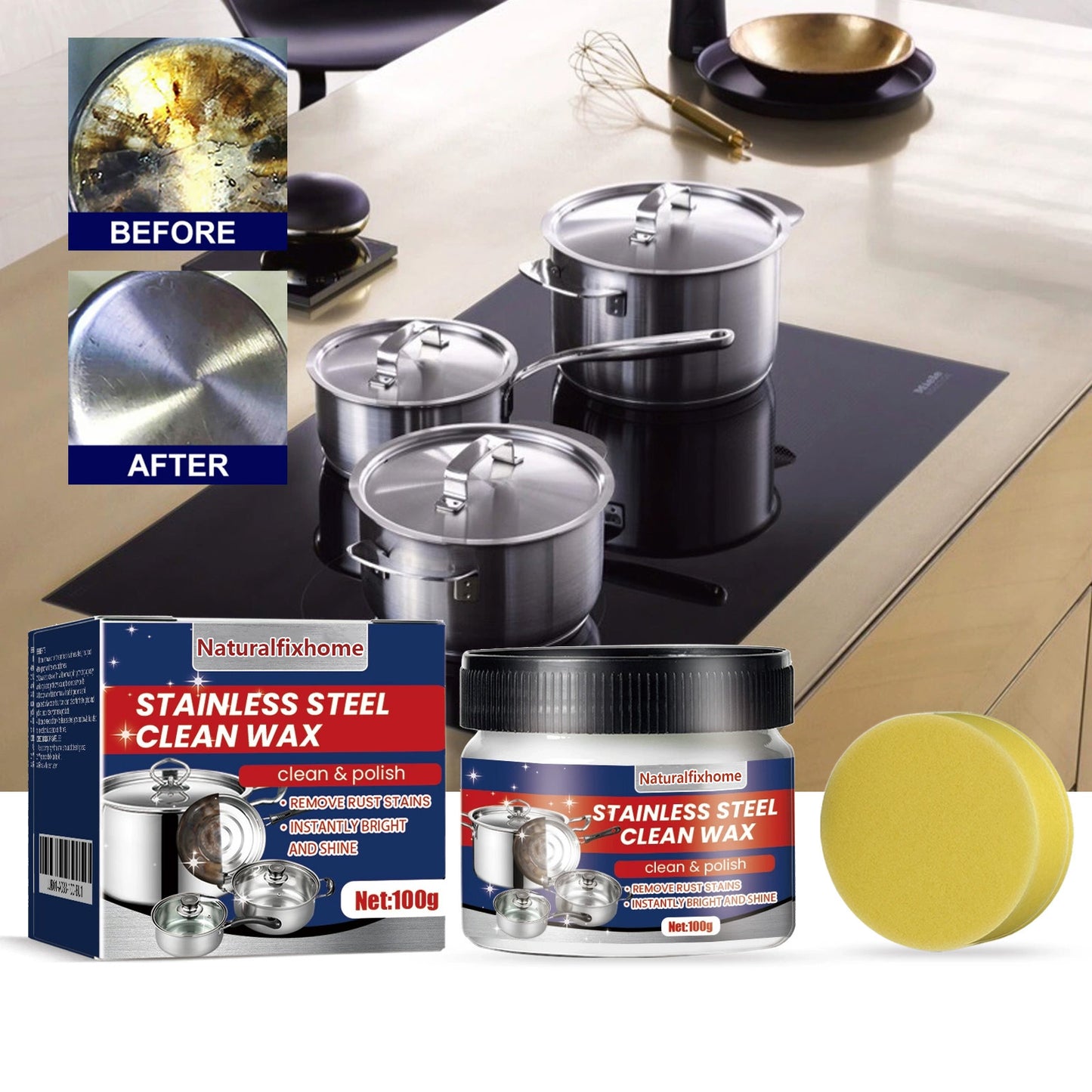 Stainless Steel Cleaning Paste