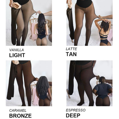 🎄 New Compression Magic Leggings – Fleece-Lined Warmth from XS to 3XL❄️