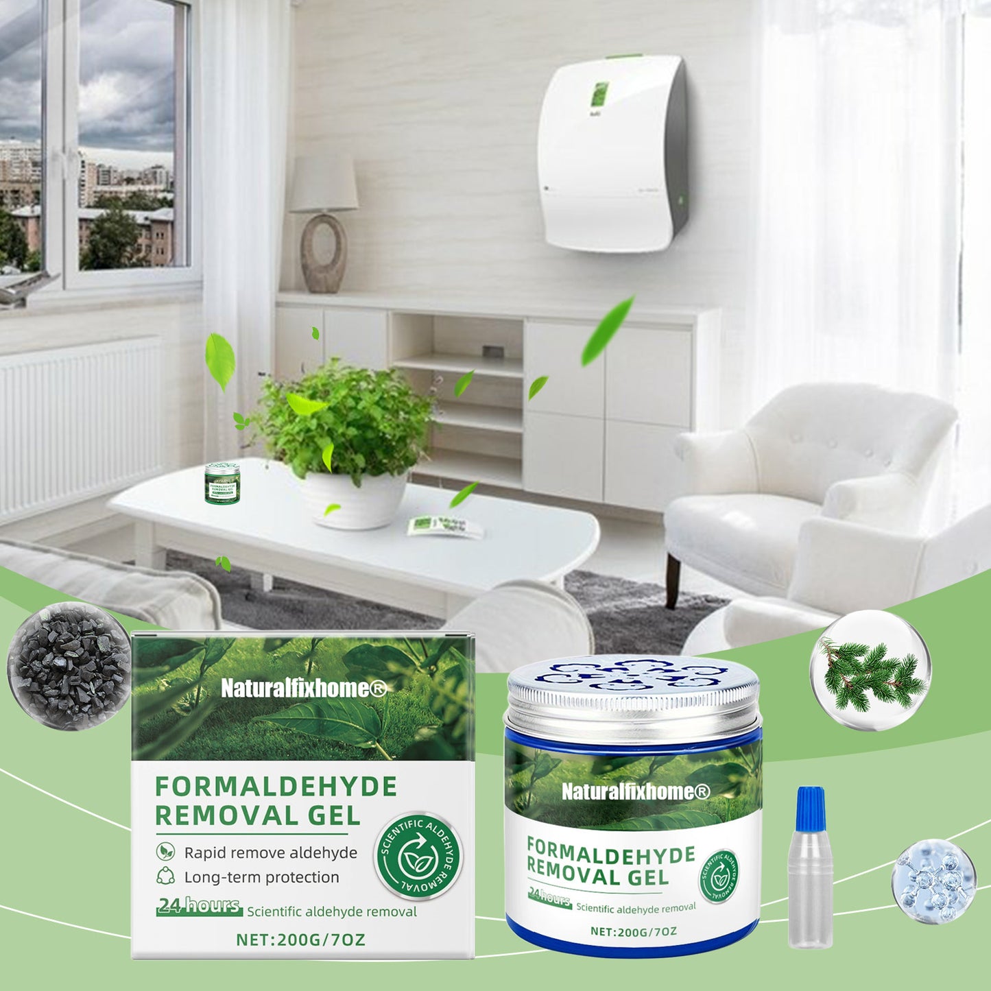 Formaldehyde Gel Fresh Air