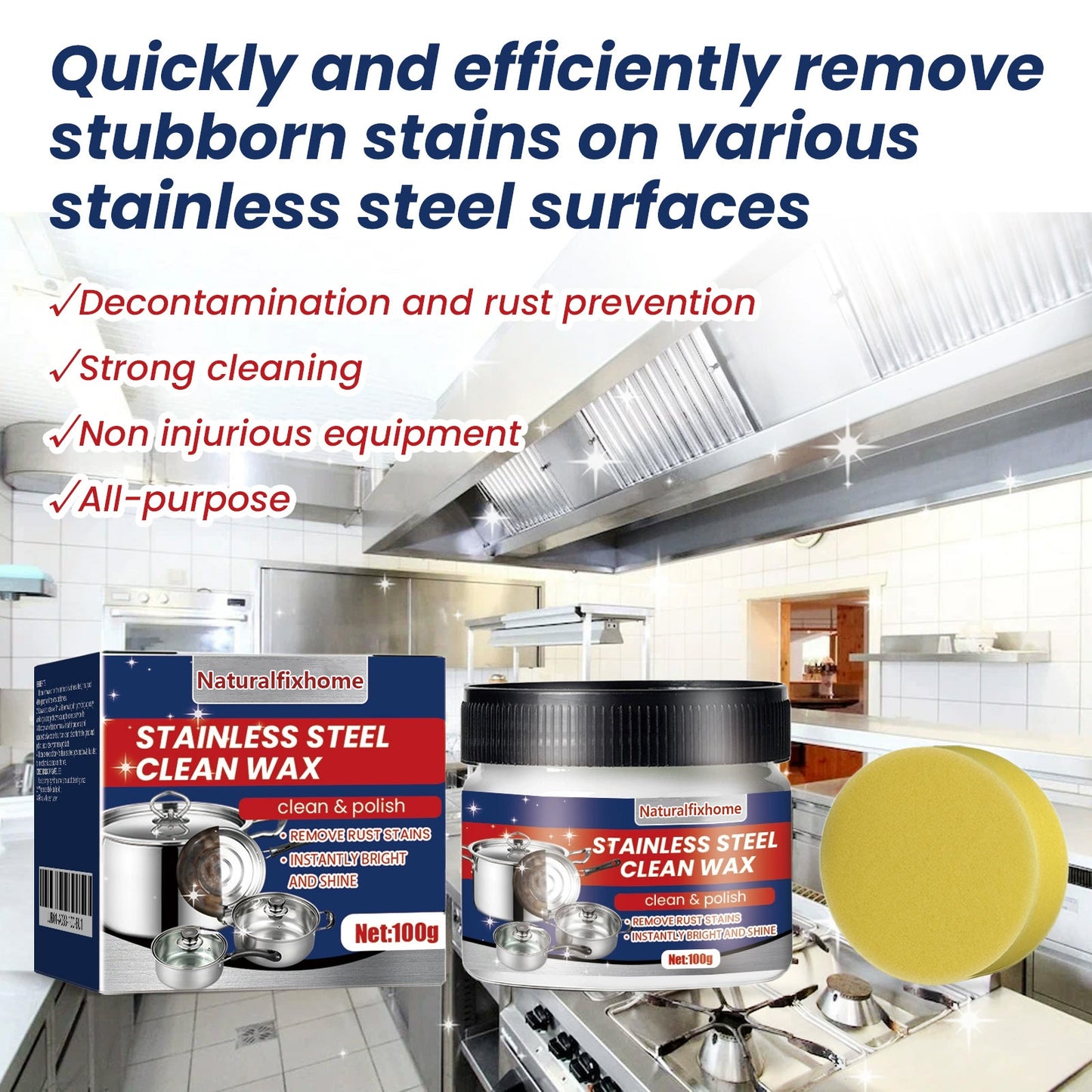 Stainless Steel Cleaning Paste