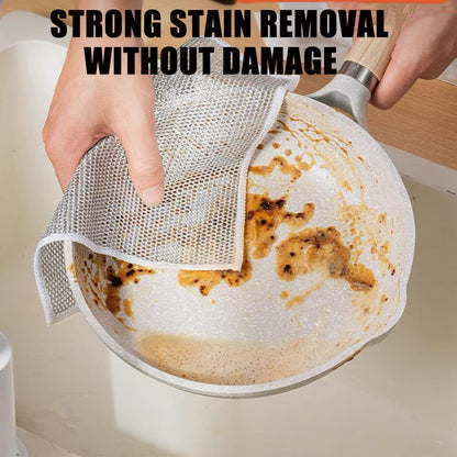 🔥Multi-purpose Miracle Cleaning Cloth - Anti-scratch, Anti-oil Kitchen Wipe Cleaning Cloth