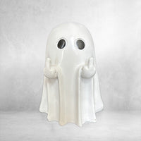 White Middle Finger ghost