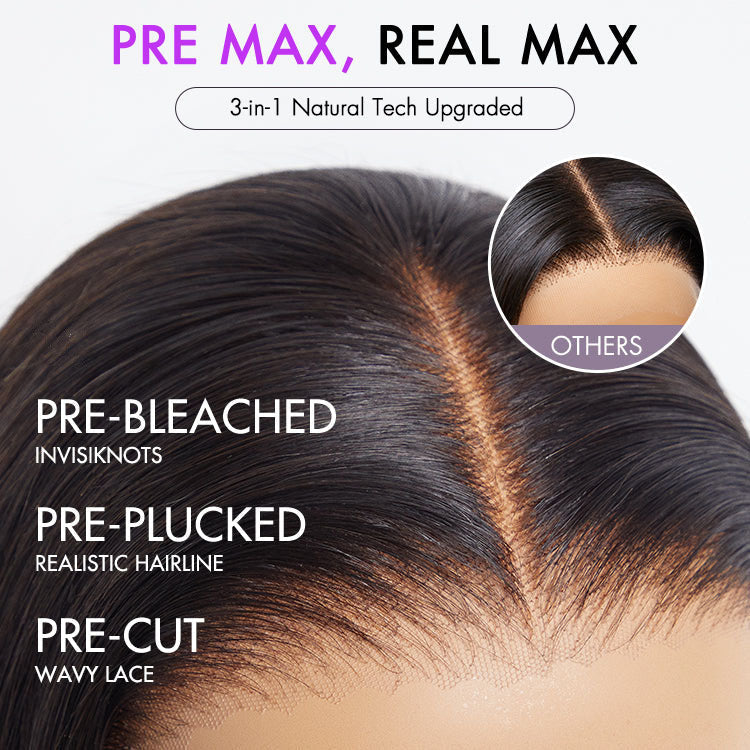 🔥Limited Time Deal | Glueless Lace Front Wig | Pre-Cut Lace | Silky Straight Human Hair | Super Natural Hairline