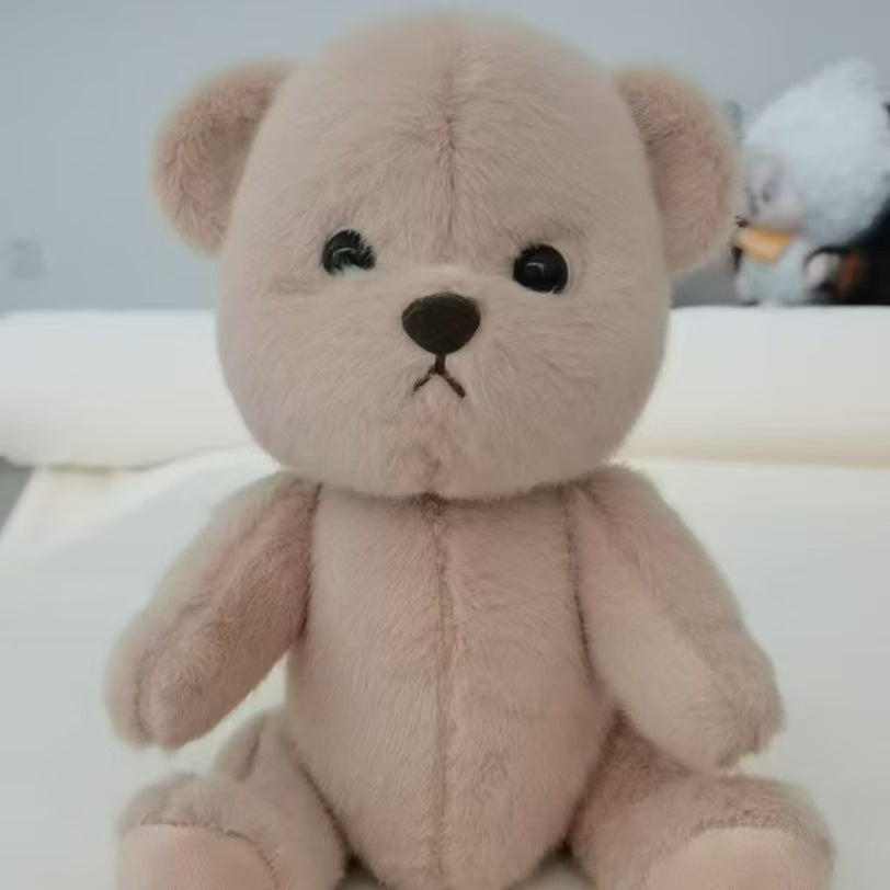 Furry Dinosaur Bear | Handmade Jointed Teddy Bear Gift | 30cm Doll Clothes