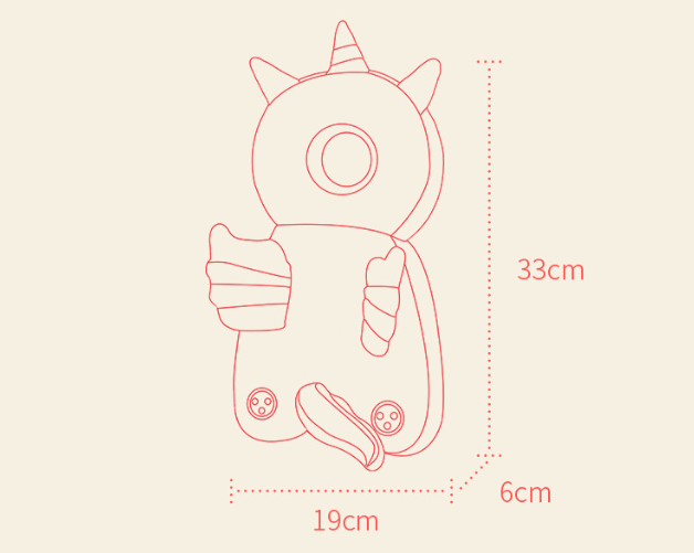 🎄Christmas Special 👶Baby Toddler Anti-Fall Headrest | Backpack Design, Lightweight and Impact-Resistant