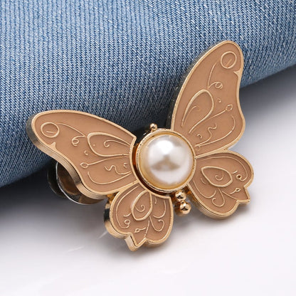 🦋 No-Sew Butterfly Jean Clips – Instant Waist Adjuster for Jeans, Skirts & More 👖✨