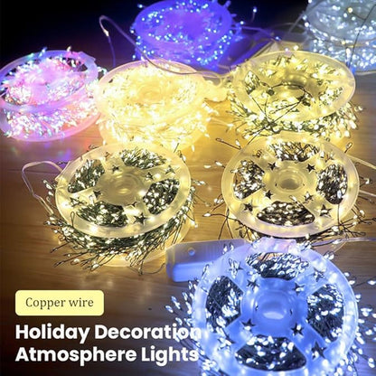 ✨50% OFF EARLY CHRISTMAS SALE🎄 Copper Wire Firecracker Light String – Perfect for Home Holiday Decor🎁